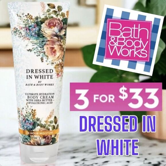 Dressed in White by Bath & Body Works Body Cream - Picture 1 of 6